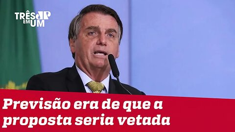 Bolsonaro justifica mudança de postura sobre fundão eleitoral