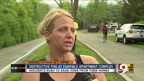 'Get what you can and that’s it': Fire consumes Fairfield apartment complex