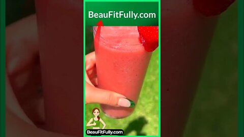 Strawberry Smoothie For Weight Loss! #tiktok #weightloss #drink #diet #ytshorts #shortsvideo #shorts