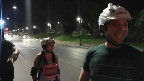 Patinando ⛸💨 🌟 Ruta Del Bajón 2021 🌟 Estacionamiento SABA 📍🌎 Santiago Chile 📅 21.12.2021