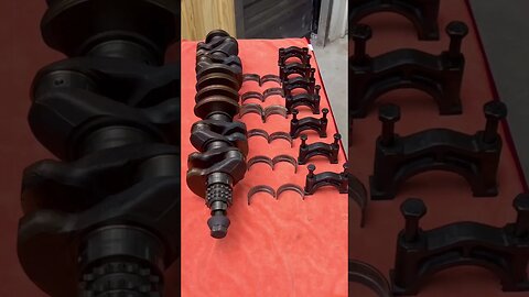 BMW E34 M5 Crankshaft, Main Bearings/bolts #bmw #bmwm5 #bmwe34 #cars #automotive #restoration #diy