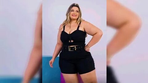 ✔️ SHORT COM CINTO PLUS SIZE MODA PLUS SIZE FEMININA