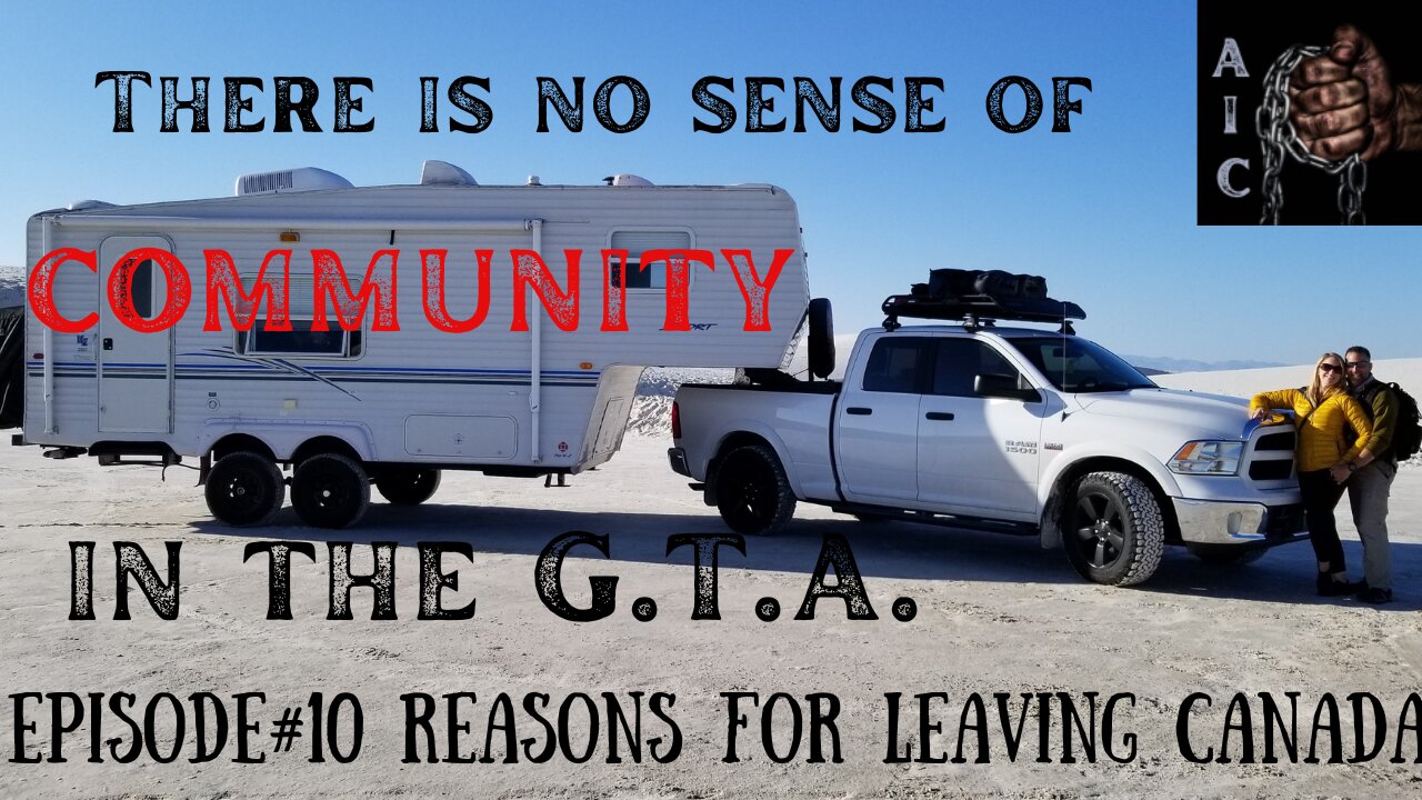 The sense of "Community" in Canada is being stripped away....