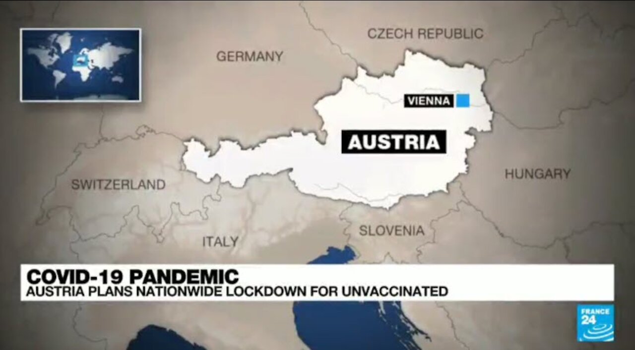 Austria: Lockdown just for UNVAXXED