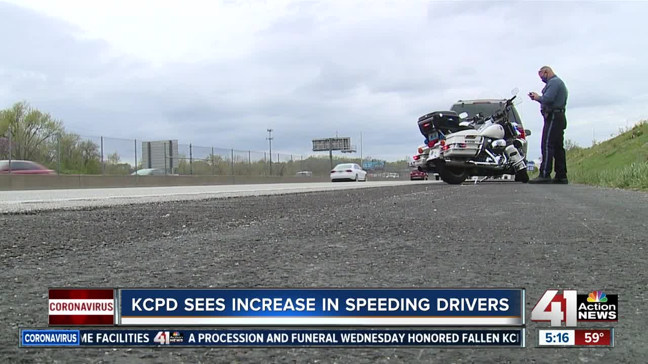KCPD sees increase in speeding drivers