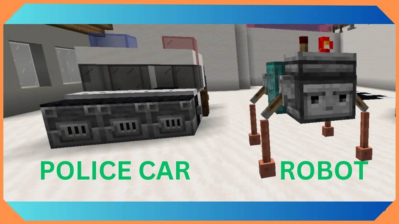 5 + Police Build Hacks | Minecraft