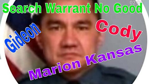 Sheriff Gideon Cody Marion County Kansas News Flash