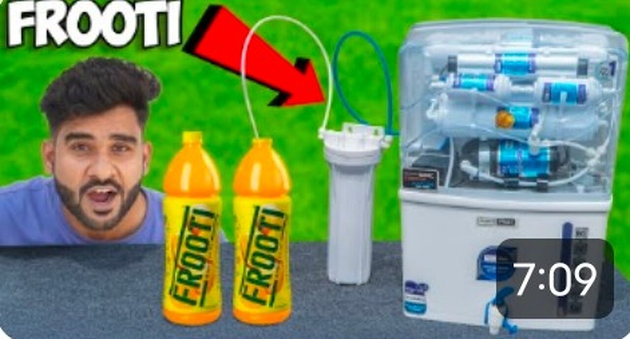 Frooti vs Water Purifier: Can it Clean Frooti?