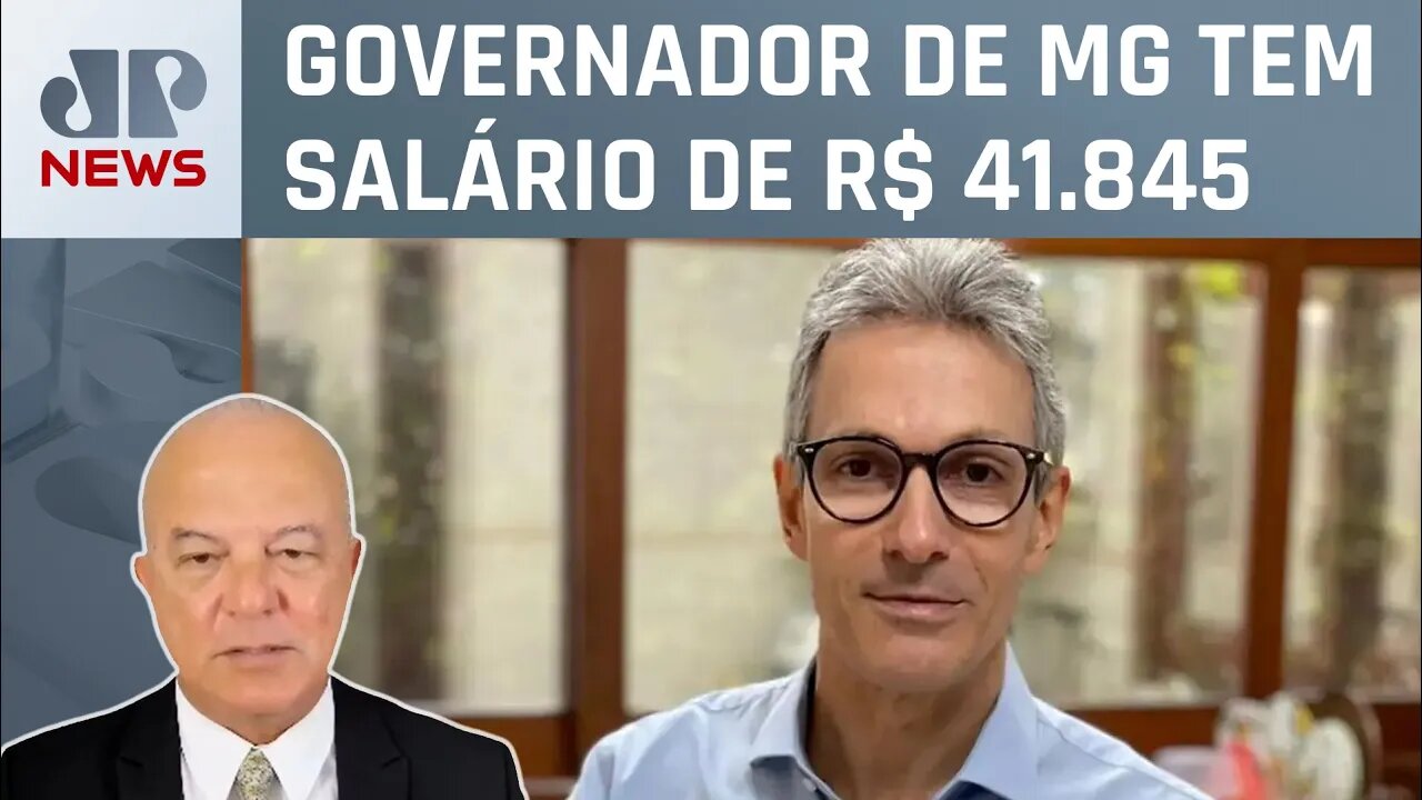 Romeu Zema sanciona lei que aumenta o próprio salários em 298%; Motta comenta