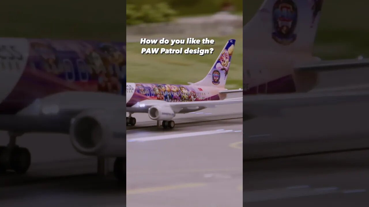 Aircraft miniature l paw patrol design