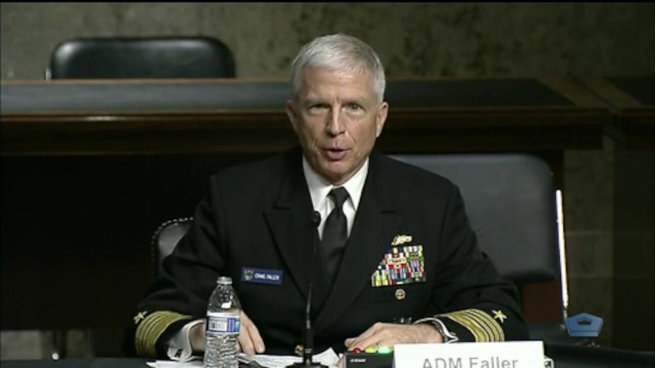 Navy Adm. Craig S. Faller at Senate Hearing, Part 2