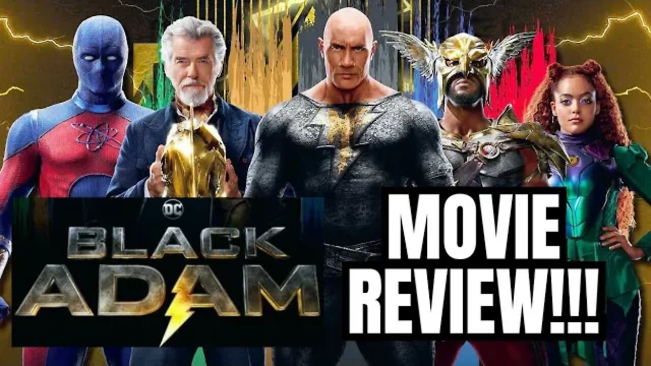 BLACK ADAM Movie Review!!- (FULL SPOILERS in 2nd half, NON-Spoiler Edition in 1st half!)... 😱❤️💯🔥🥳😎👌