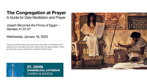 Joseph Becomes the Prince of Egypt—Genesis 41:37-57