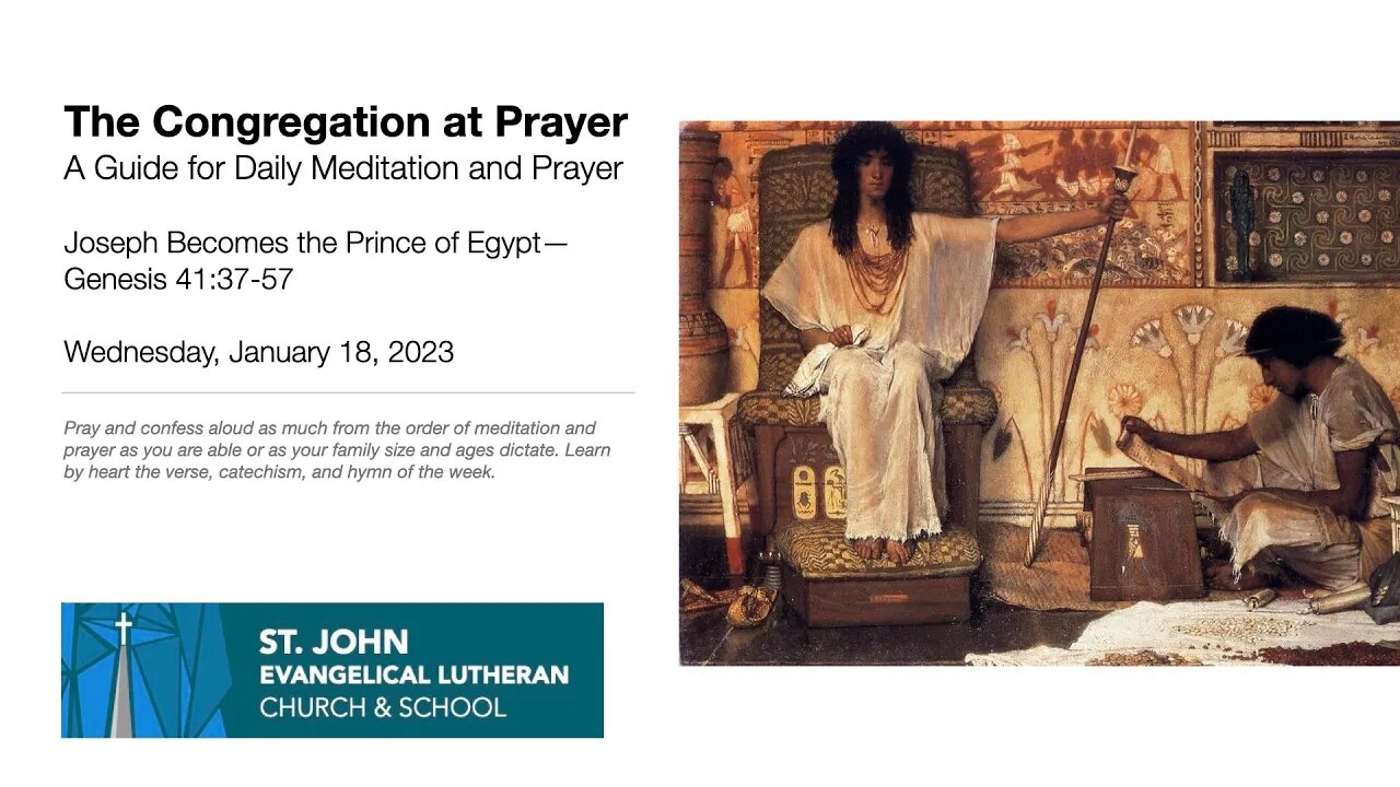 Joseph Becomes the Prince of Egypt—Genesis 41:37-57