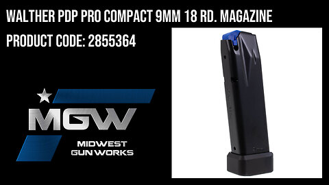 Walther PDP PRO Compact 9mm 18 Rd. Magazine - 2855364