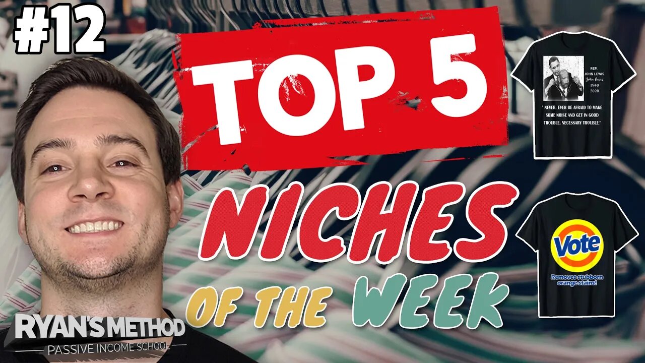 TOP 5 NICHES 🔥 Print on Demand Niche Research #12 — (8/2/2020)