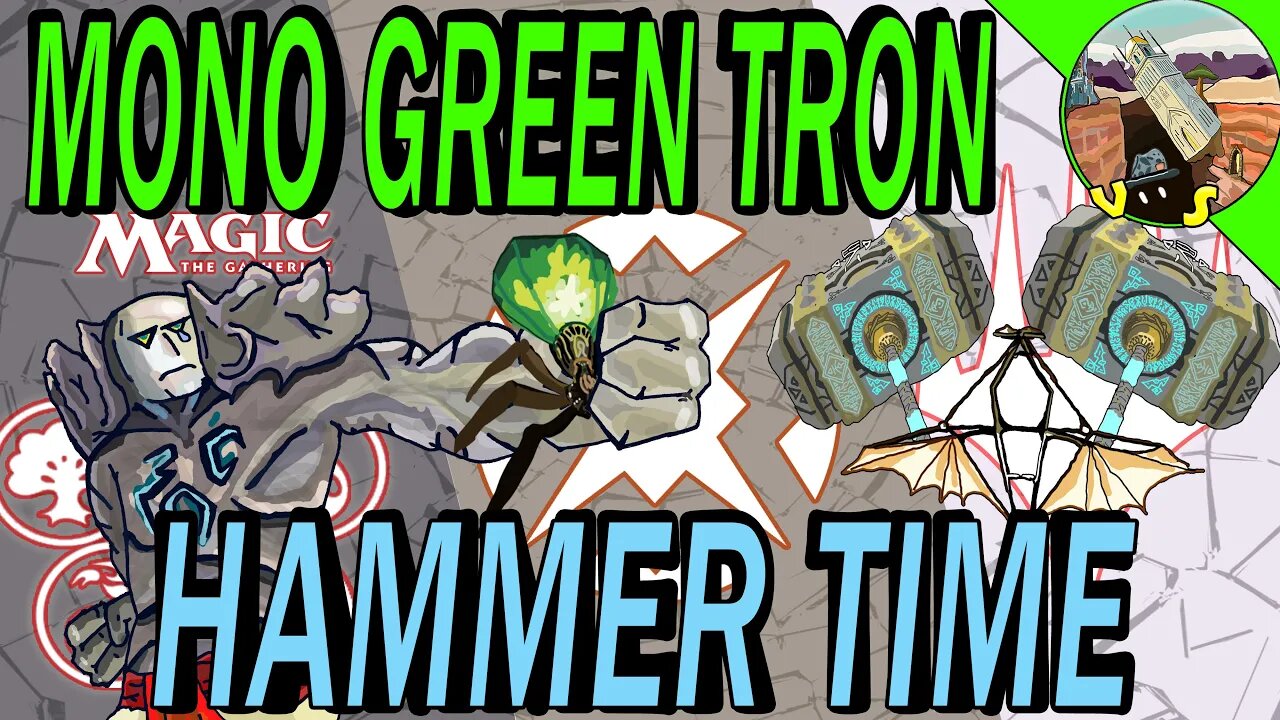 Mono Green Tron VS Hammer Time|Double Tap |MTGO Modern League Match