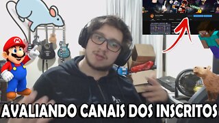 Avaliando Canais dos Inscritos