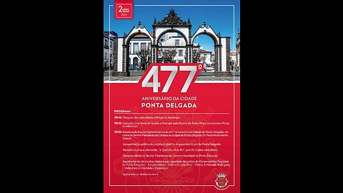 LIVE: 477th Anniversary of the City of Ponta Delgada / Azores Portugal - 02.04.2023