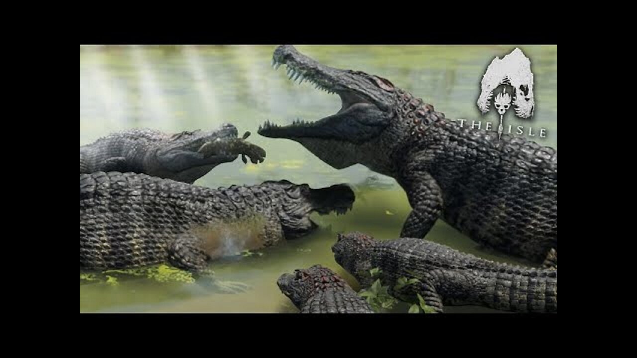 The Giant Crocodile Family!!! - The Isle