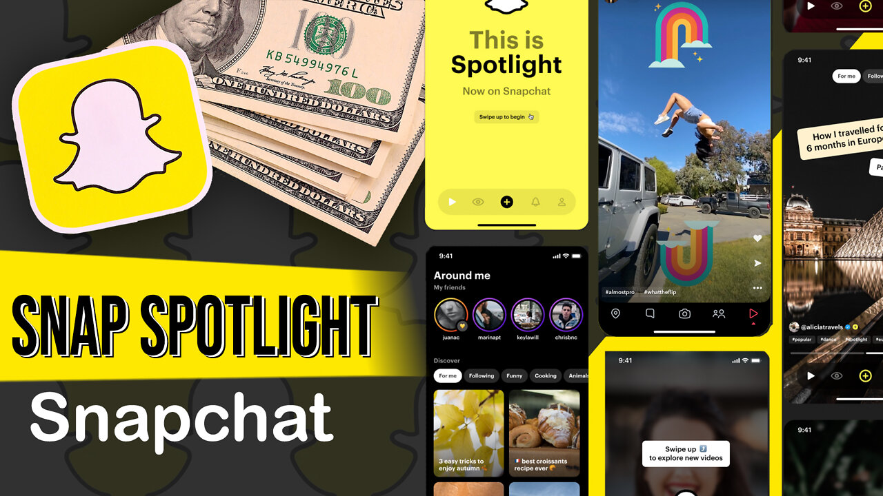 Cómo ganar dinero con Snap Spotlight (Snapchat)