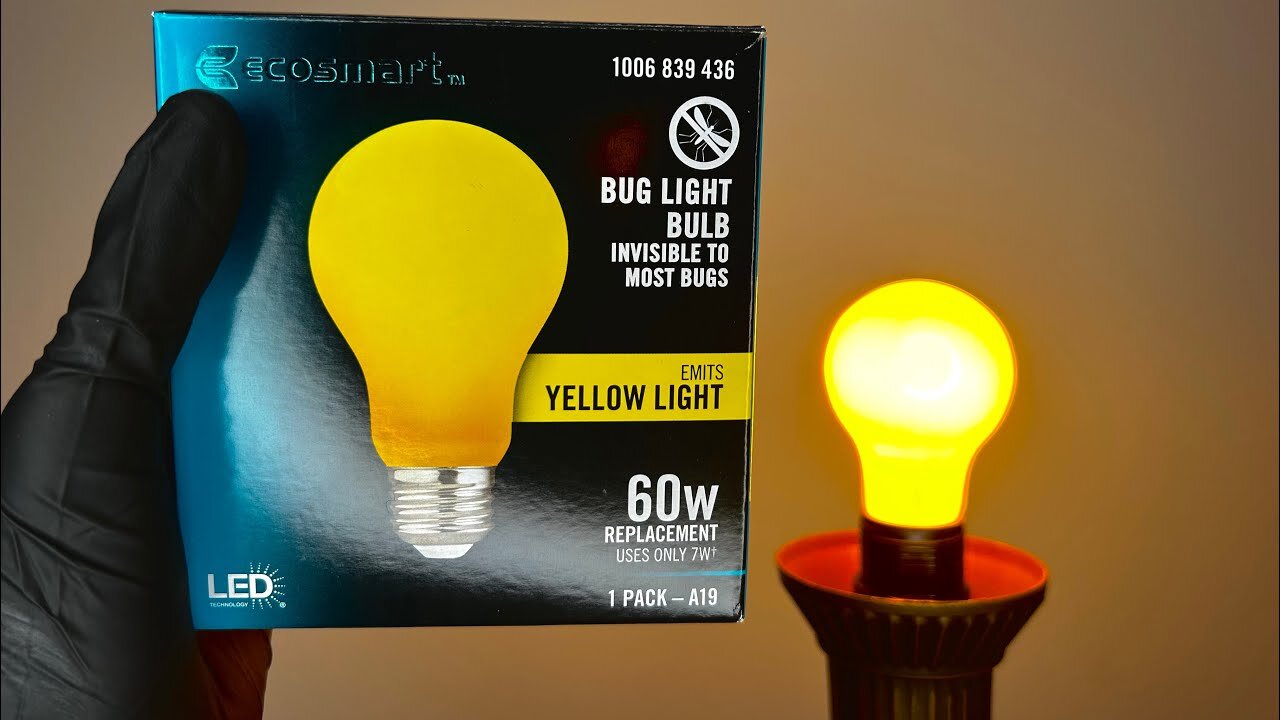 ECOSMART-Yellow LIGHT 60W #led