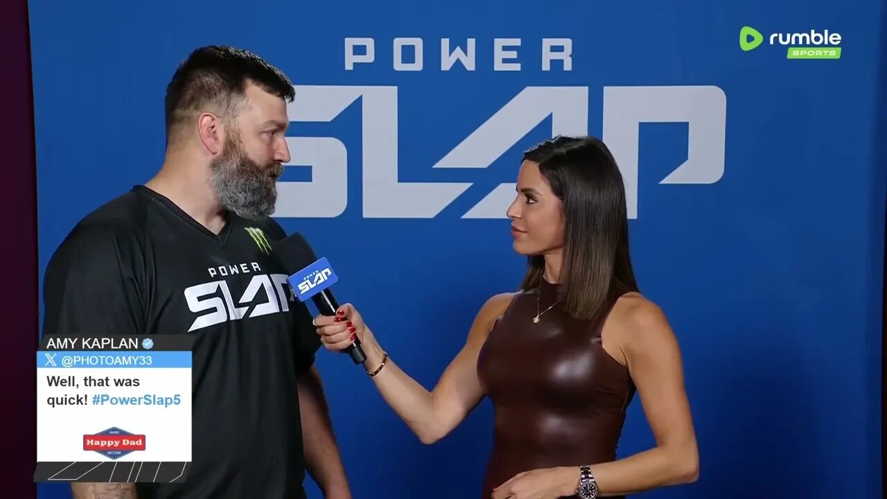 Vernon Cathey Post-Match Interview | Power Slap 5