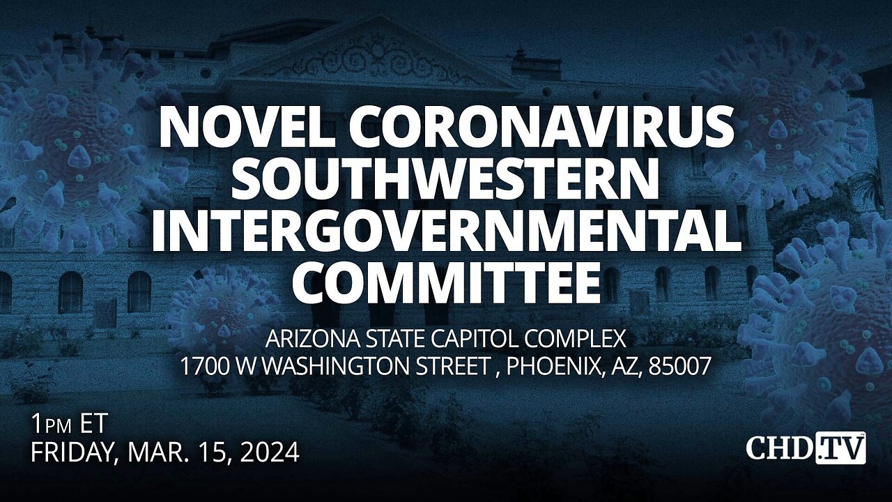 Arizona Novel Coronavirus Southwestern Intergovernmental Committee Meeting