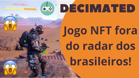 Decimated ganha prêmio de melhor jogo Blockchain, que GAME incrível da rede Solana.