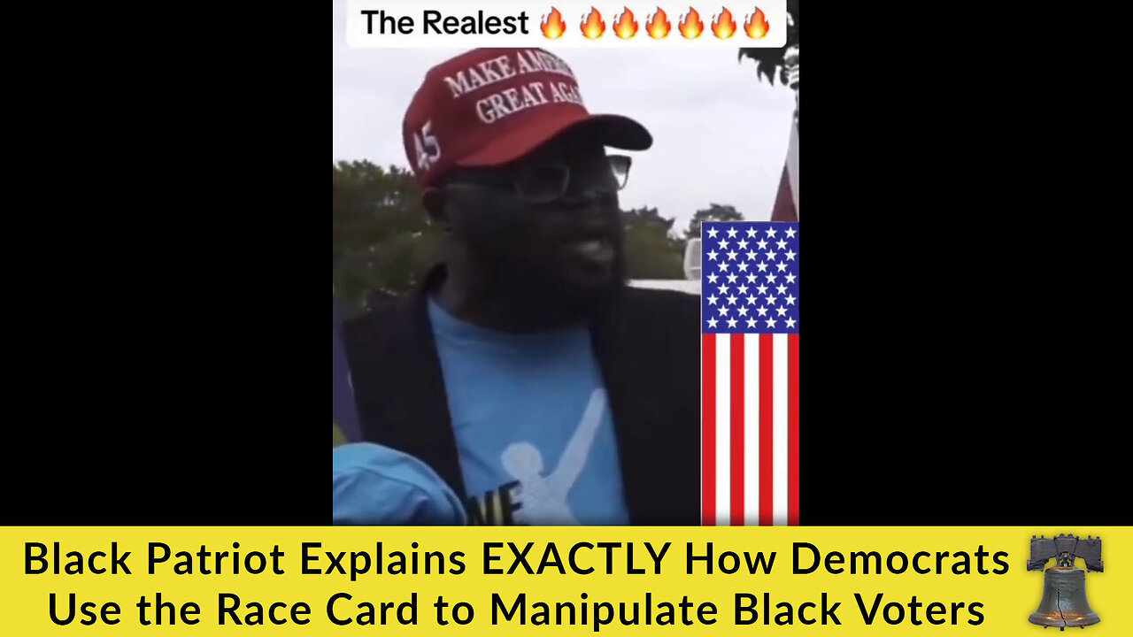 Black Patriot Explains EXACTLY How Democrats Use the Race Card to Manipulate Black Voters