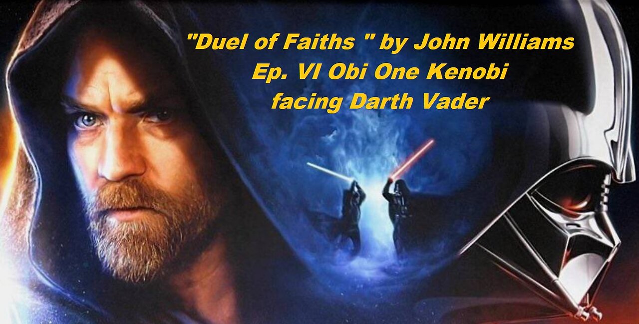 EP VI Obi One Kenobi lightsaber fight with Darth Vader