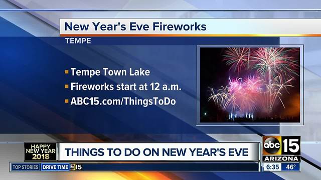 Things to do on New Year's Eve in the Valley