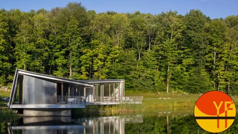 Tour In Ephemeral Edge House By Dean-Wolf Architects In AUSTERLITZ, UNITED STATES