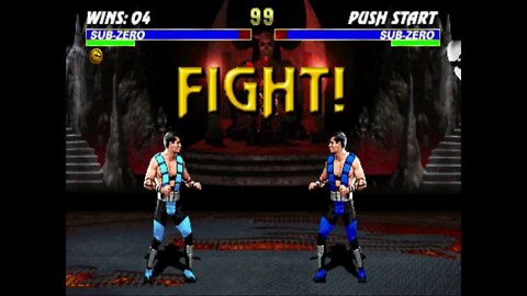 Ultimate Mortal Kombat 3 Plus Beta 2 - Light Blue Sub-Zero - Ultimate Difficult - No Continues