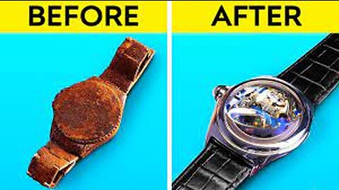 Master Turns A Rusty Watch To A Brand New One - Fantastic Crafts And Incredbile Jewelries By Masters