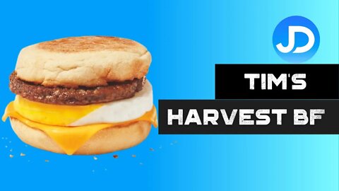 Tim's Harvest Breakfast Sandwich Impossible Sausage review