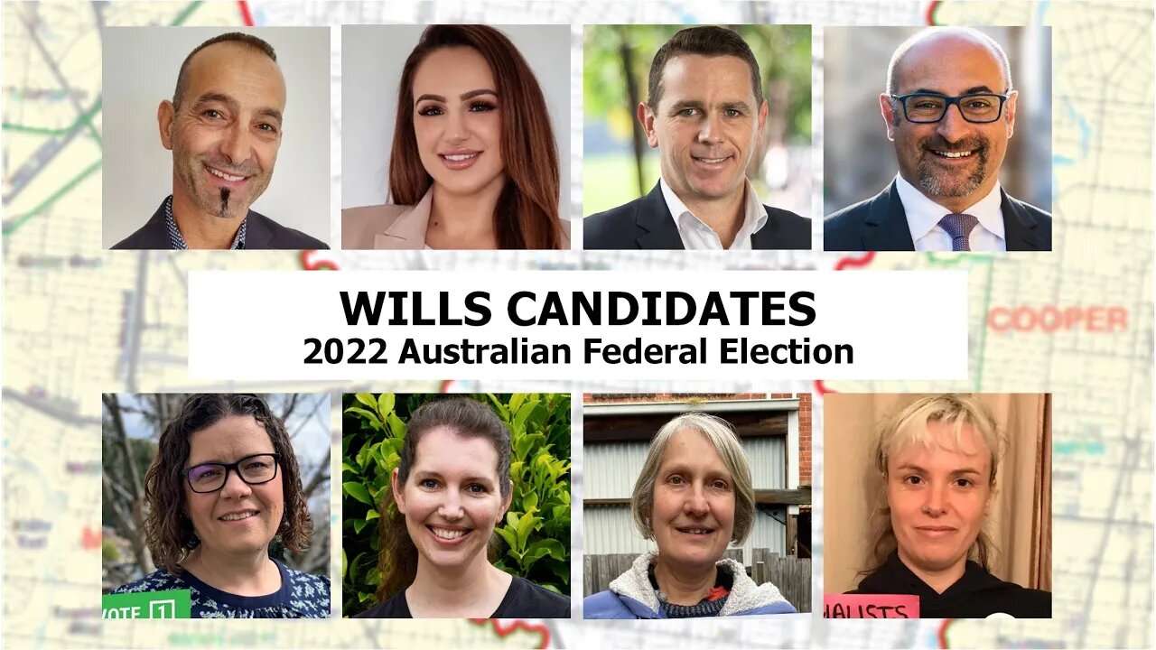 Wills Candidates for the 2022 Australian Federal Election