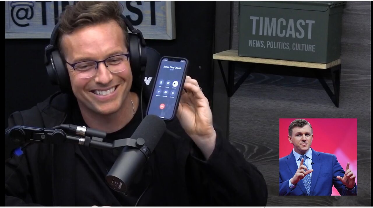 🚨BREAKING: James O'Keefe calls in to TimCast with his OMG Launch Announcement