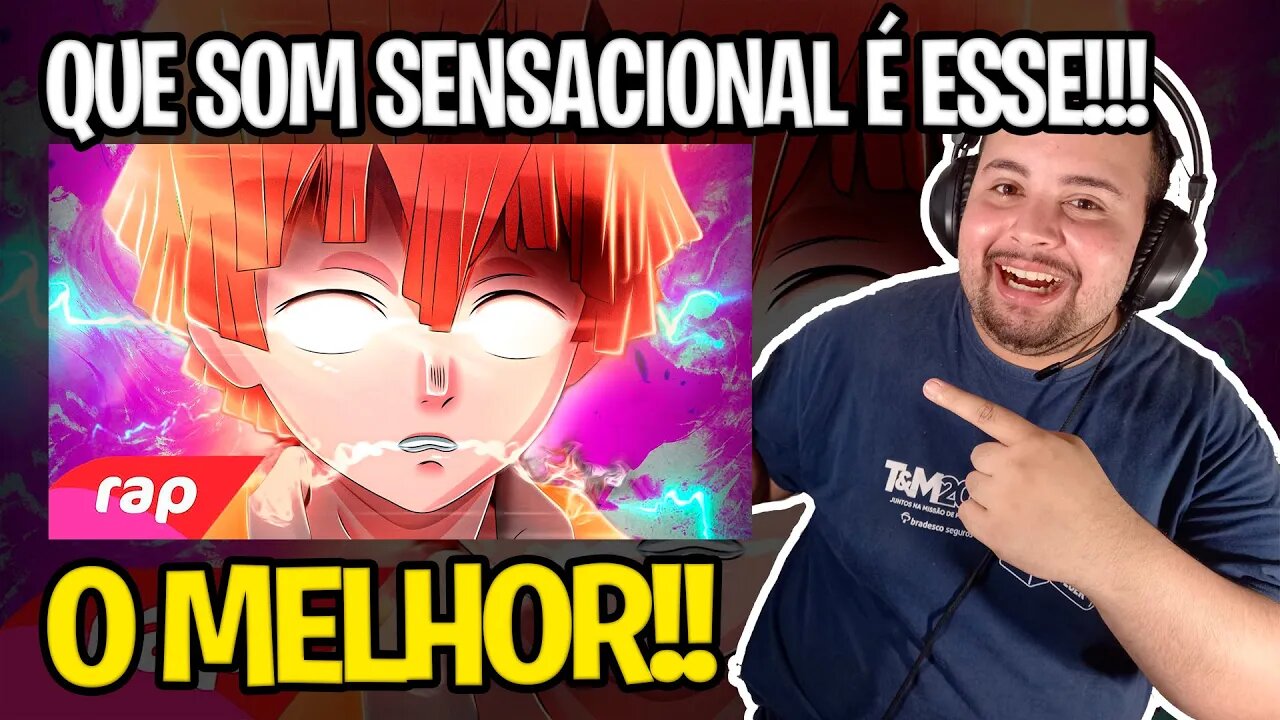 REACT Respiração da Vida - Zenitsu Agatsuma ⚡ (Demon Slayer) | Meckys