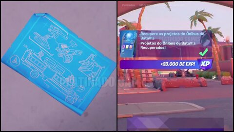 RECUPERE OS PROJETOS DO ONIBUS DE BATALHA - FORTNITE