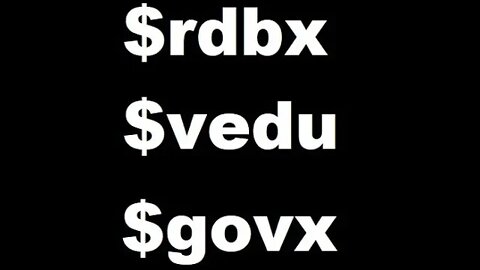 Target plays for today, and Russell 3000 $rdbx $vedu $govx