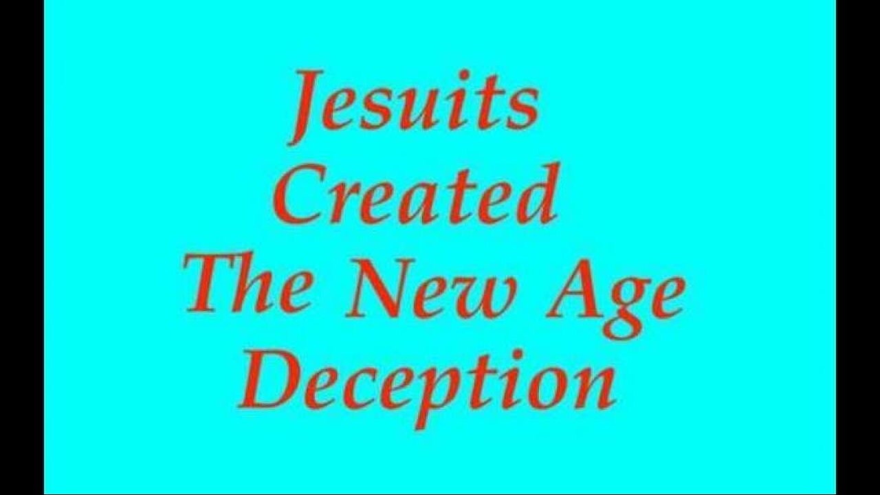 The New Age Agenda & The Jesuits Lecture by Professor Walter Veith