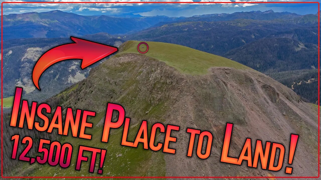 On TOP of the world with an AIRPLANE!! what an UNBELIEVABLE view!