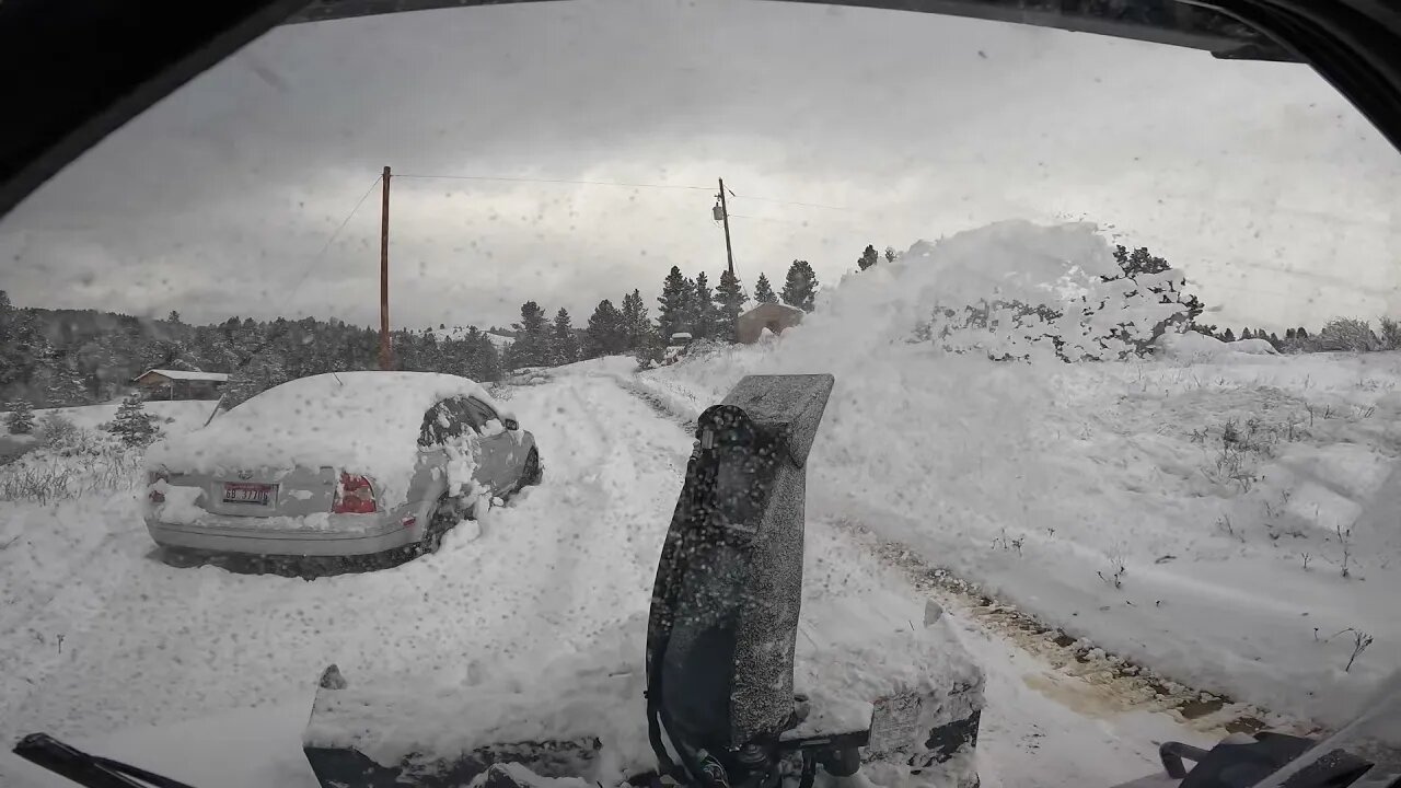 First real snow of the year not without issues.