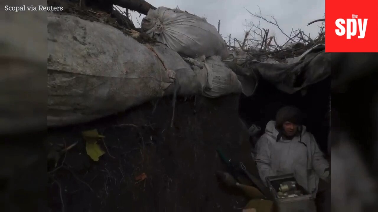 Ukrainian Fighter Defends Trench POV