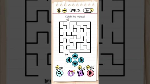 Brain Test Tricky Puzzles Level 24 Catch the mouse!