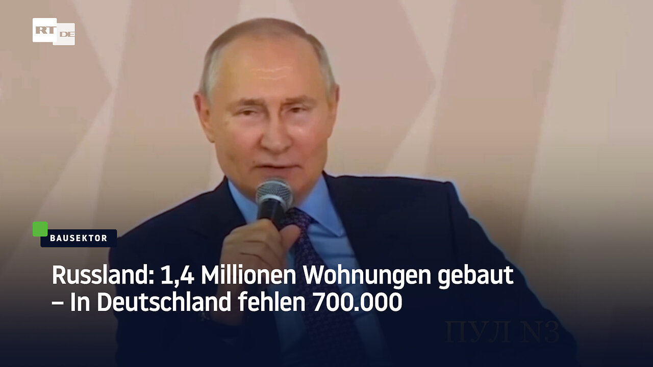 Russland: 1,4 Millionen Wohnungen gebaut – In Deutschland fehlen 700.000