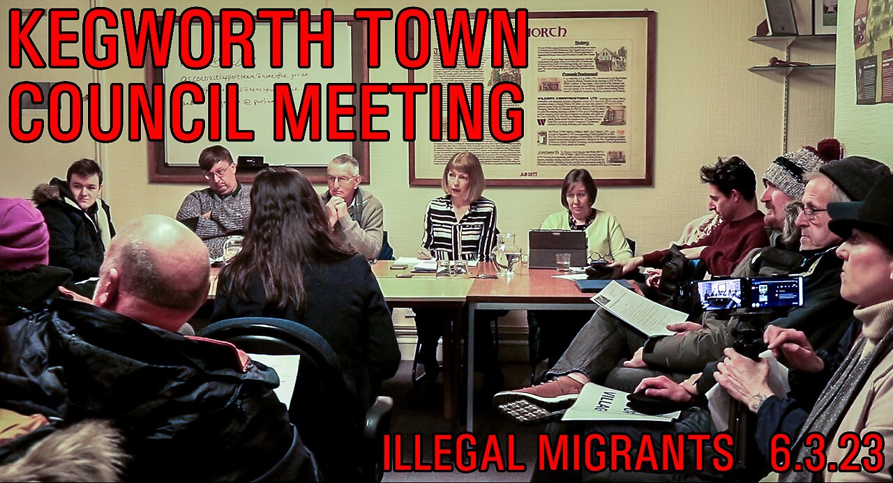 Kegworth Town Council meeting Failing address the concerns from locals about mass illegal migrants