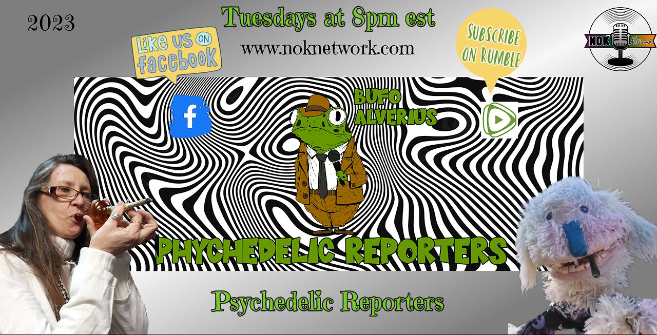 Psychedelic Reporters Tonight at 8pm et 🍄🗞