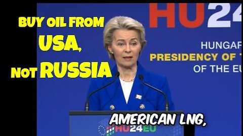 President of the EU: We want to start buying oil from the U.S. and not Russia!